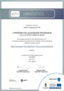 Digitálisan felkészült vállalkozás minősítést kaptunk
